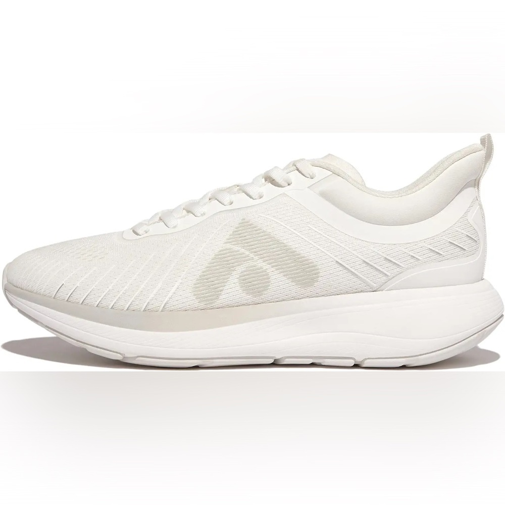 NIB Fitflop FF Runner Urban White Running Sneakers Women 7 EU 38